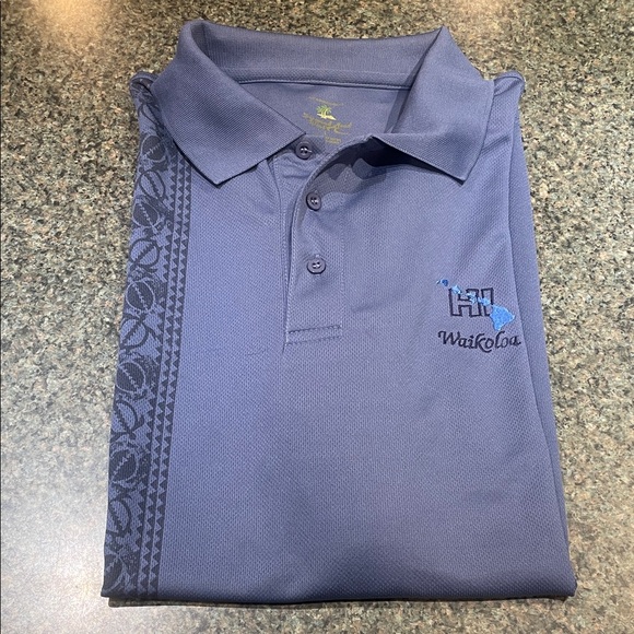 Diamond Head Wear size Large Men's Blue Polo Shirt Resortwear Golf Shirt - Picture 9 of 10